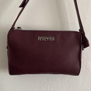 Kenneth Cole Burgundy Crossbody Bag